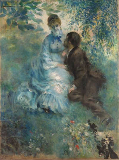 Liefhebbers door Pierre Auguste Renoir